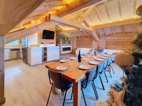 Chalet luxueux 12 pers, près des pistes, TV dans chambres, parking privé - FR-1-416-224